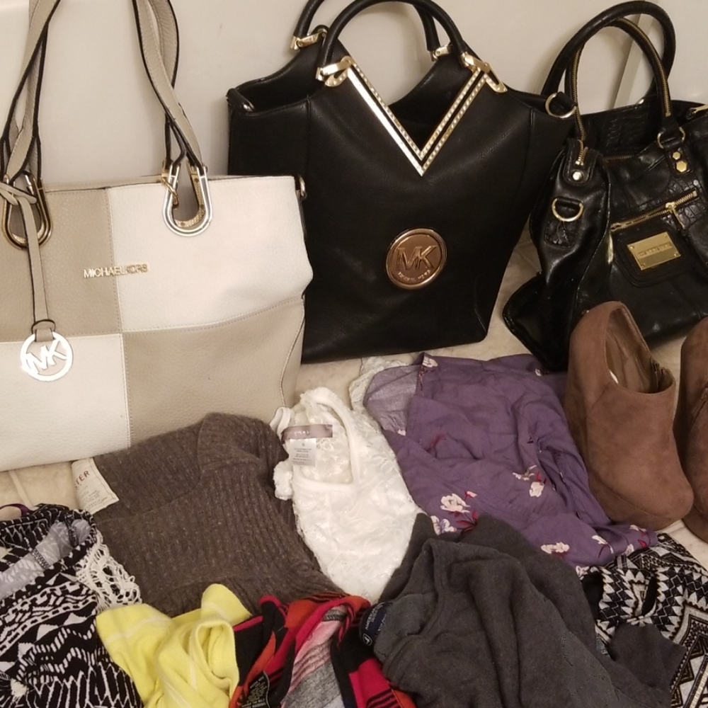 Size small clothing and shoes.